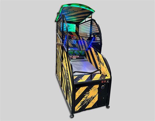 CS Series Swish! Basketball Machine in Hazard Yellow: Warehouse Clearance